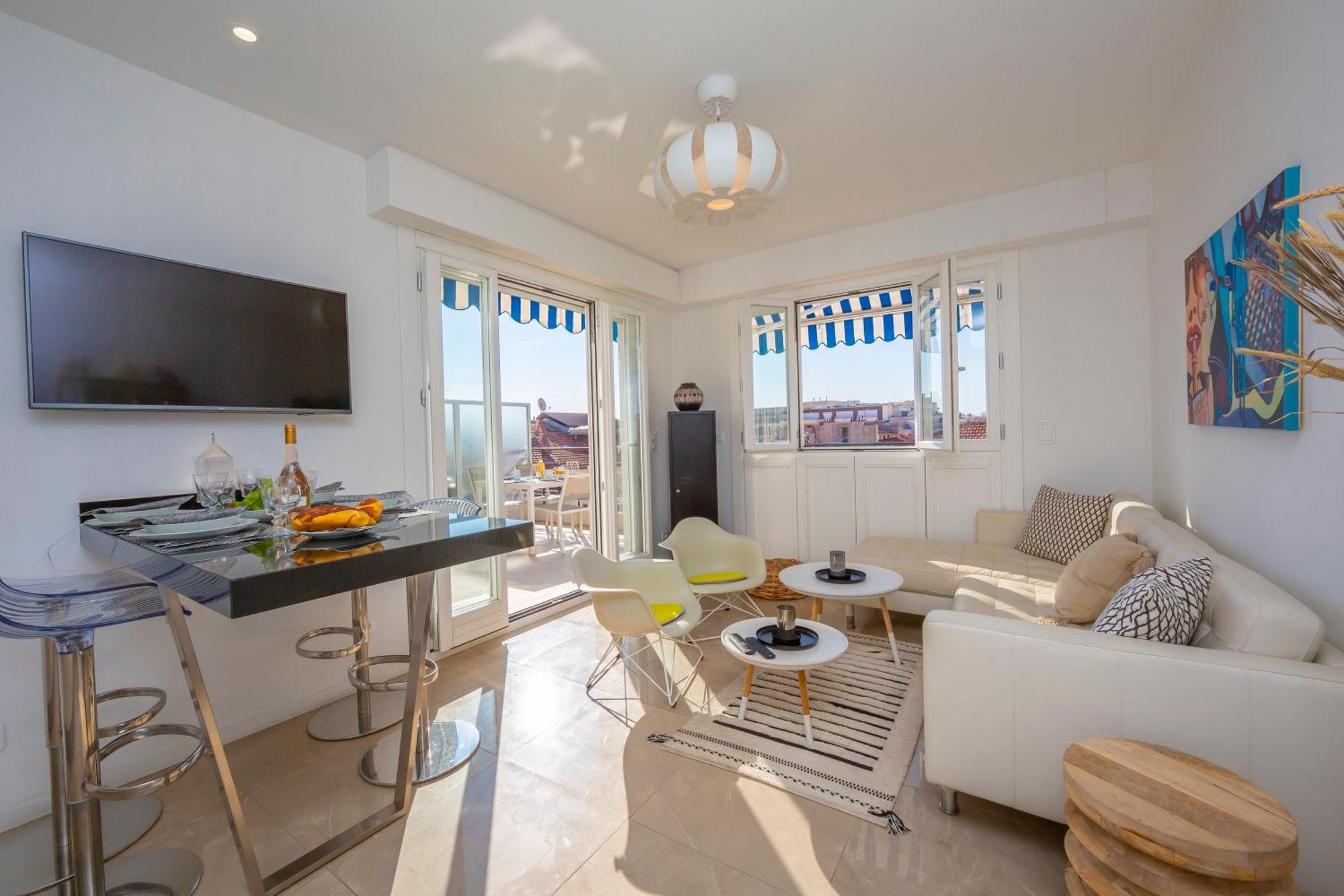 Rooftop At Palais De La Buffa - Happy Rentals Nizza Esterno foto