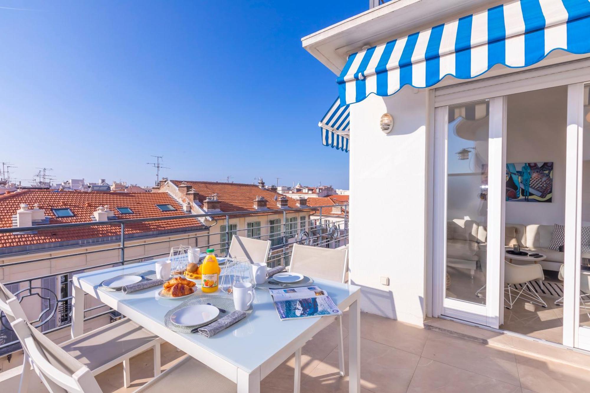 Rooftop At Palais De La Buffa - Happy Rentals Nizza Esterno foto